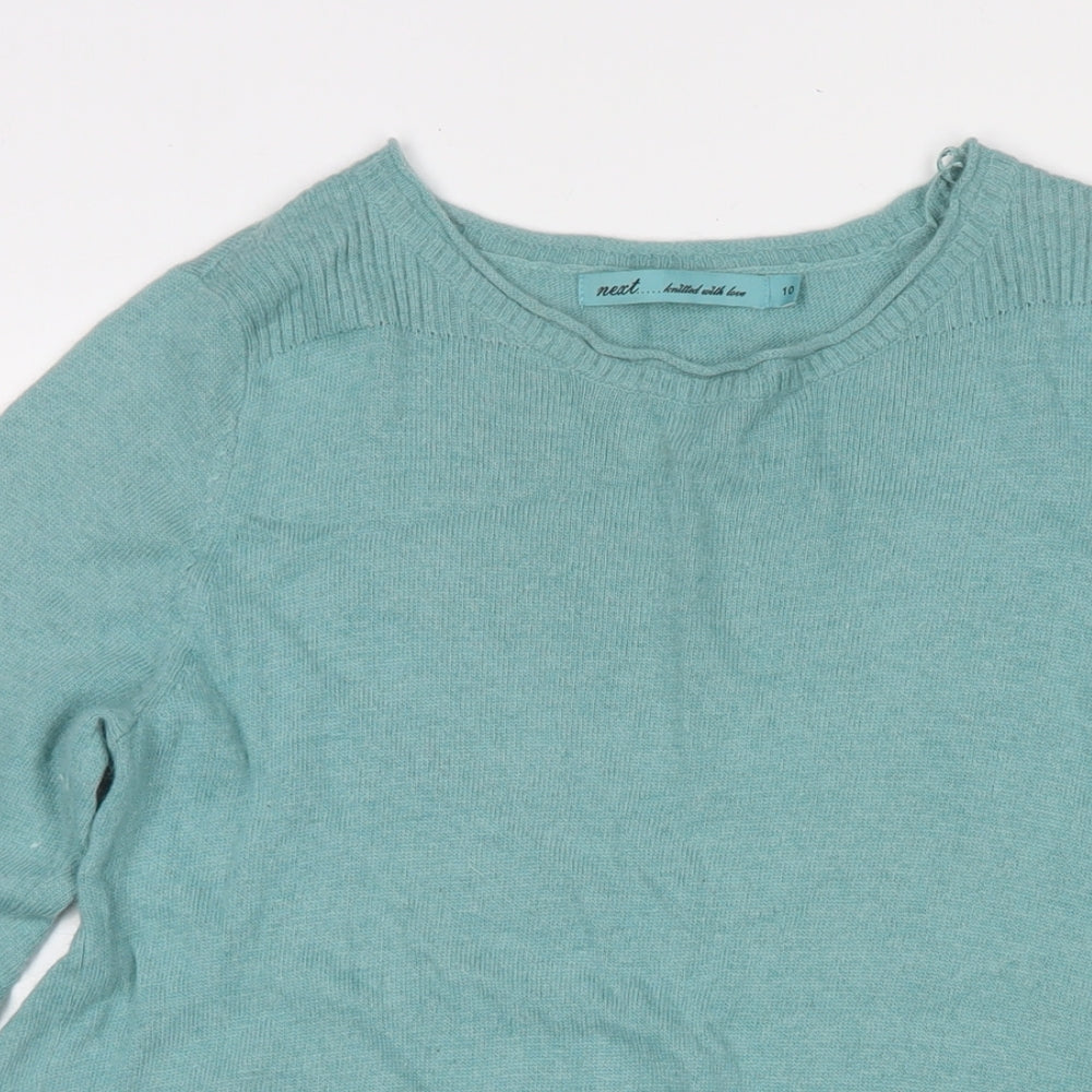 Womens UK Size 10 NEXT Blue Pullover Jumper