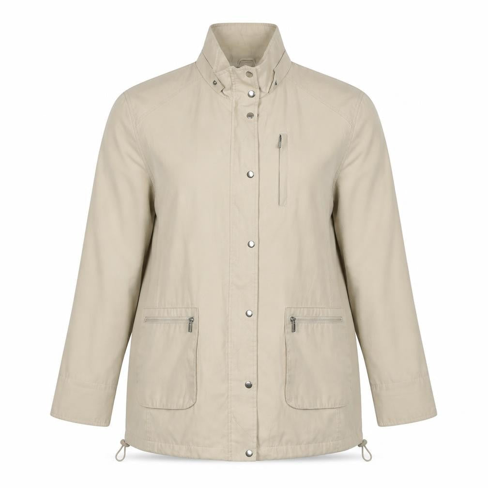 Womens UK Size 18 NuAge Beige Parka Coat