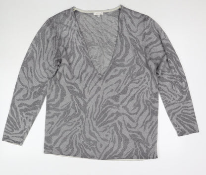 Womens UK Size 16 Lakeland Grey Pullover Jumper
