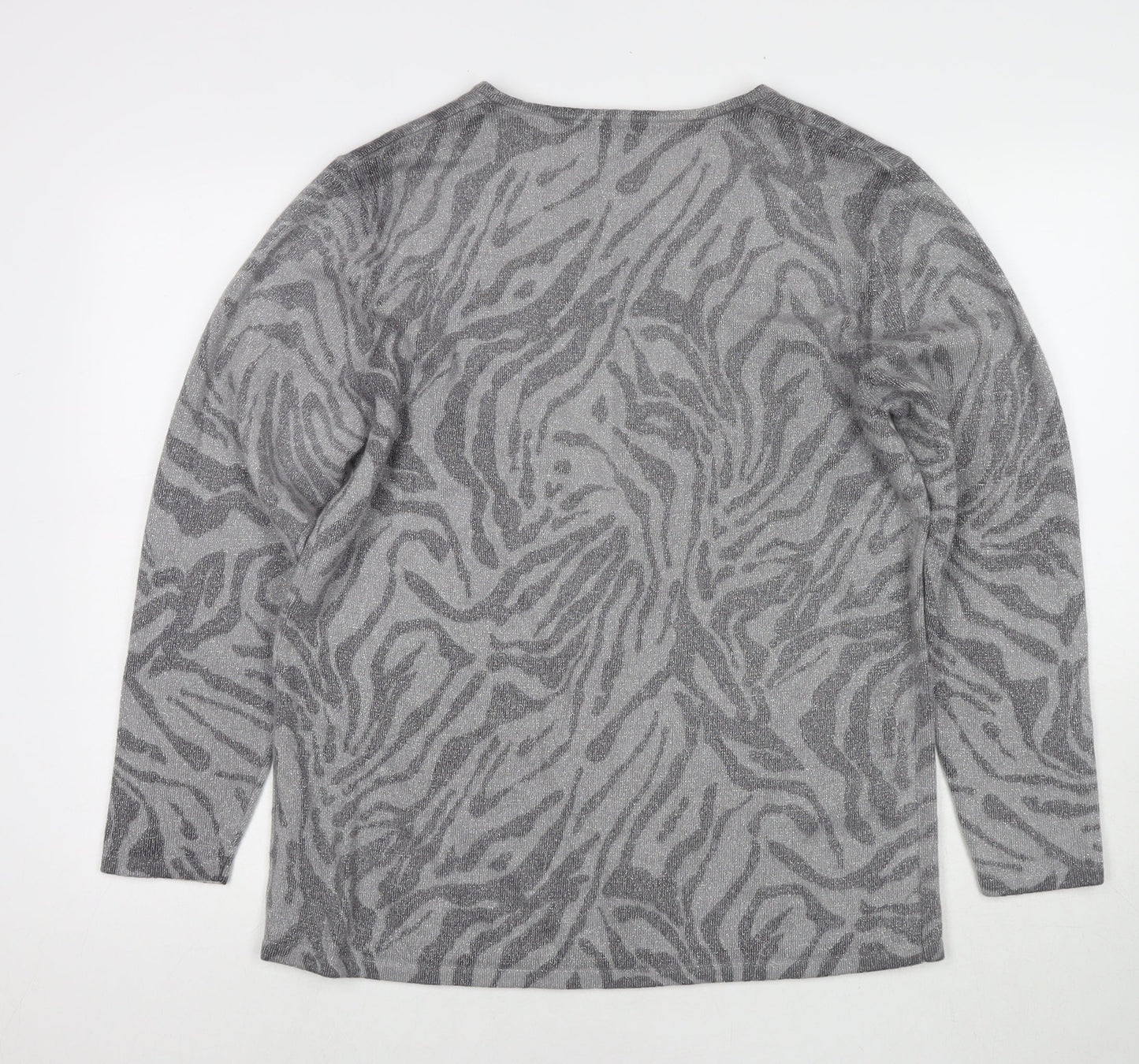Womens UK Size 16 Lakeland Grey Pullover Jumper
