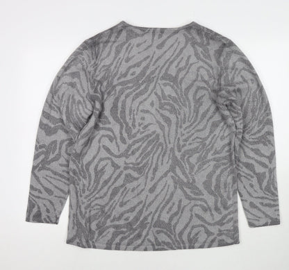 Womens UK Size 16 Lakeland Grey Pullover Jumper