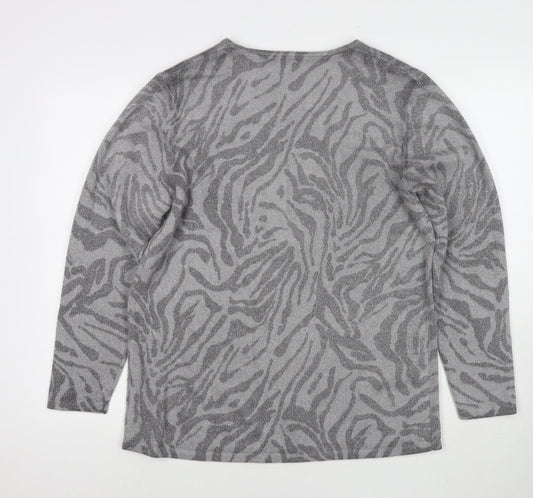 Womens UK Size 16 Lakeland Grey Pullover Jumper