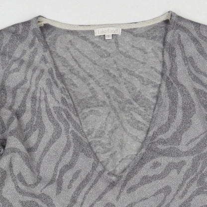Womens UK Size 16 Lakeland Grey Pullover Jumper