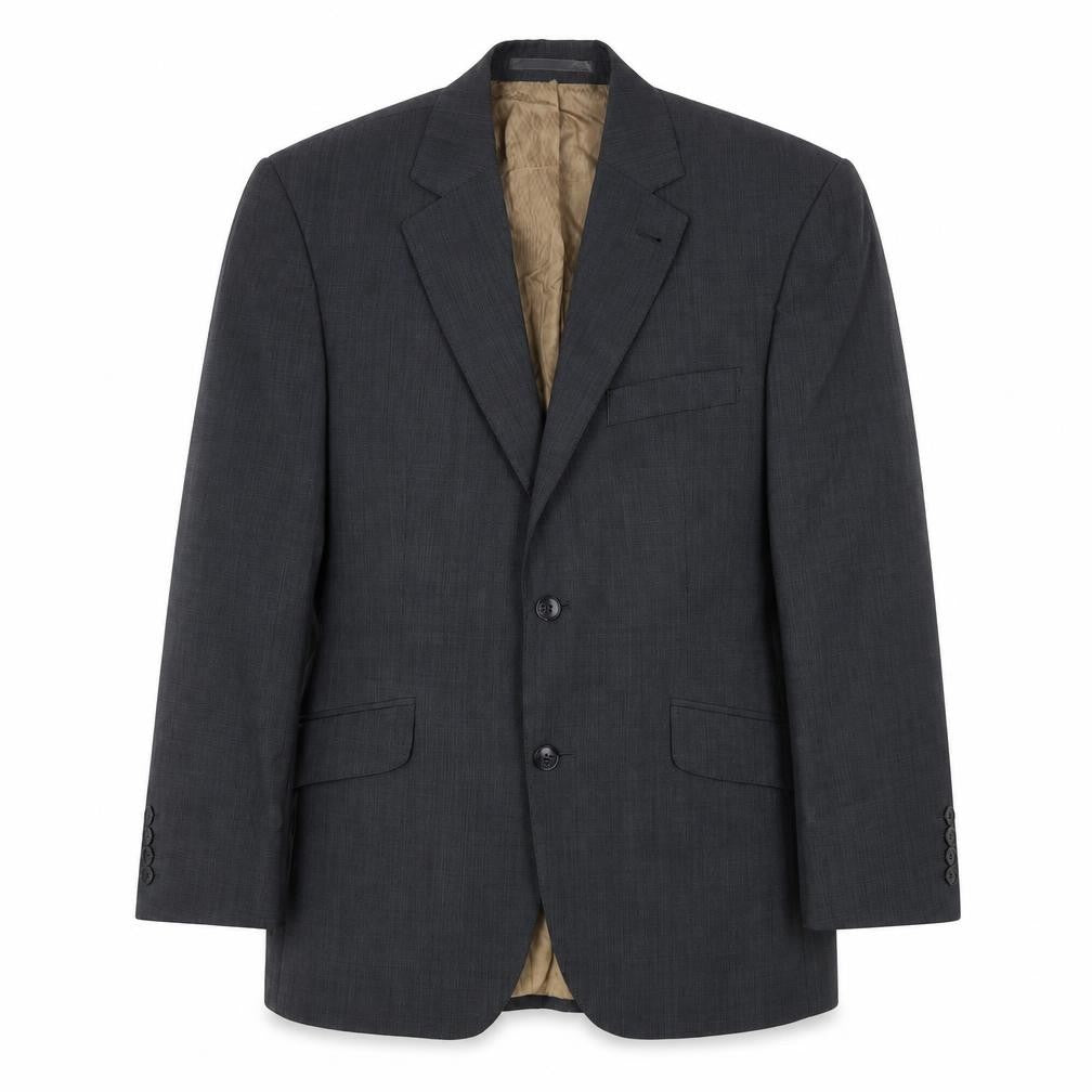Mens UK Size 38 Racing Green Regular Grey Suit Jacket