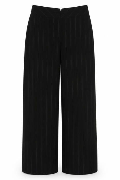 Womens UK Size 10 AMARANTO Regular Fit  Black Trousers