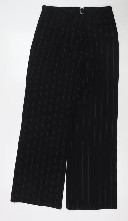 Womens UK Size 10 AMARANTO Regular Fit  Black Trousers