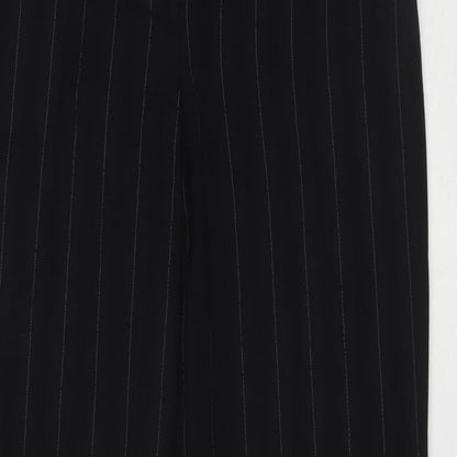 Womens UK Size 10 AMARANTO Regular Fit  Black Trousers