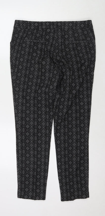 Womens UK Size 10 NEXT Regular Fit  Black Trousers