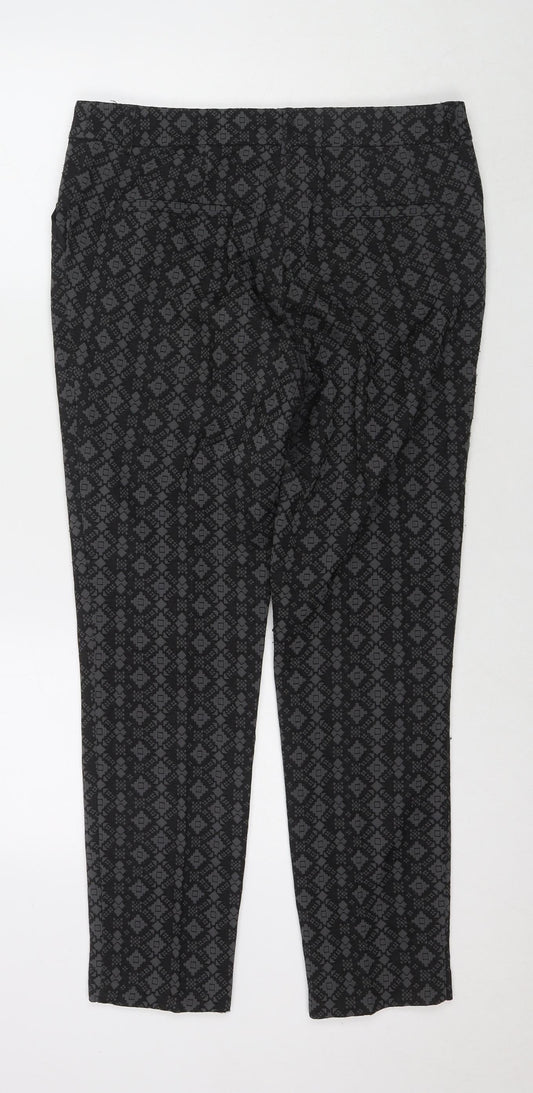 Womens UK Size 10 NEXT Regular Fit  Black Trousers