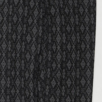 Womens UK Size 10 NEXT Regular Fit  Black Trousers