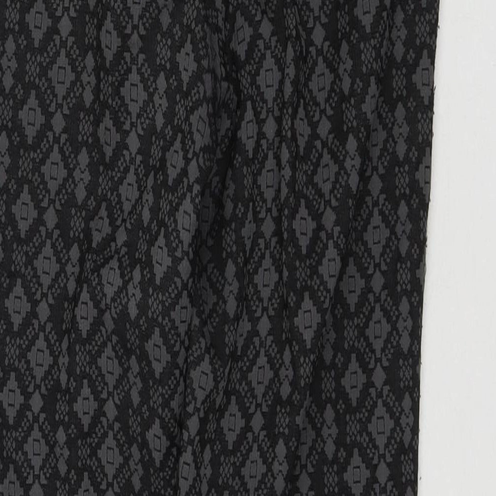 Womens UK Size 10 NEXT Regular Fit  Black Trousers