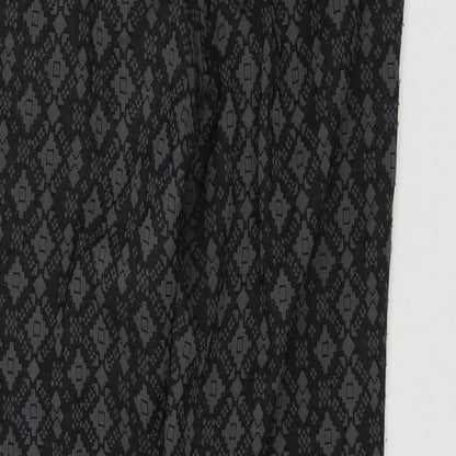 Womens UK Size 10 NEXT Regular Fit  Black Trousers