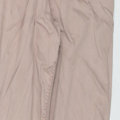 Womens UK Size 18 Marks and Spencer Regular Fit  Beige Trousers