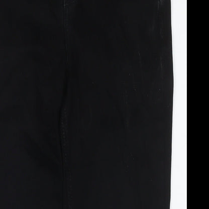 Topshop Womens Blue Cotton Skinny Jeans Size 30 in L30 in Regular Zip