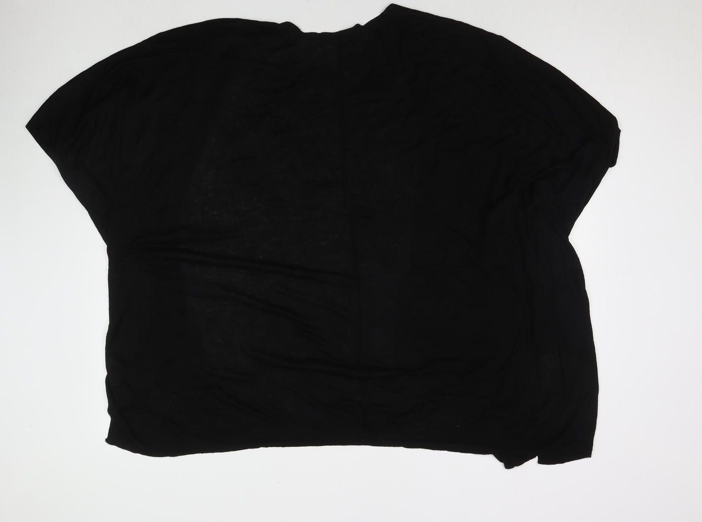 Womens UK Size XS H&M Black Cape Jumper
