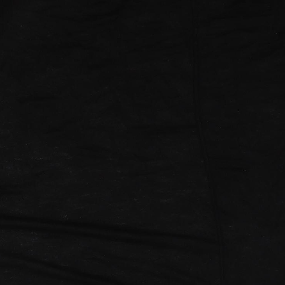 Womens UK Size XS H&M Black Cape Jumper