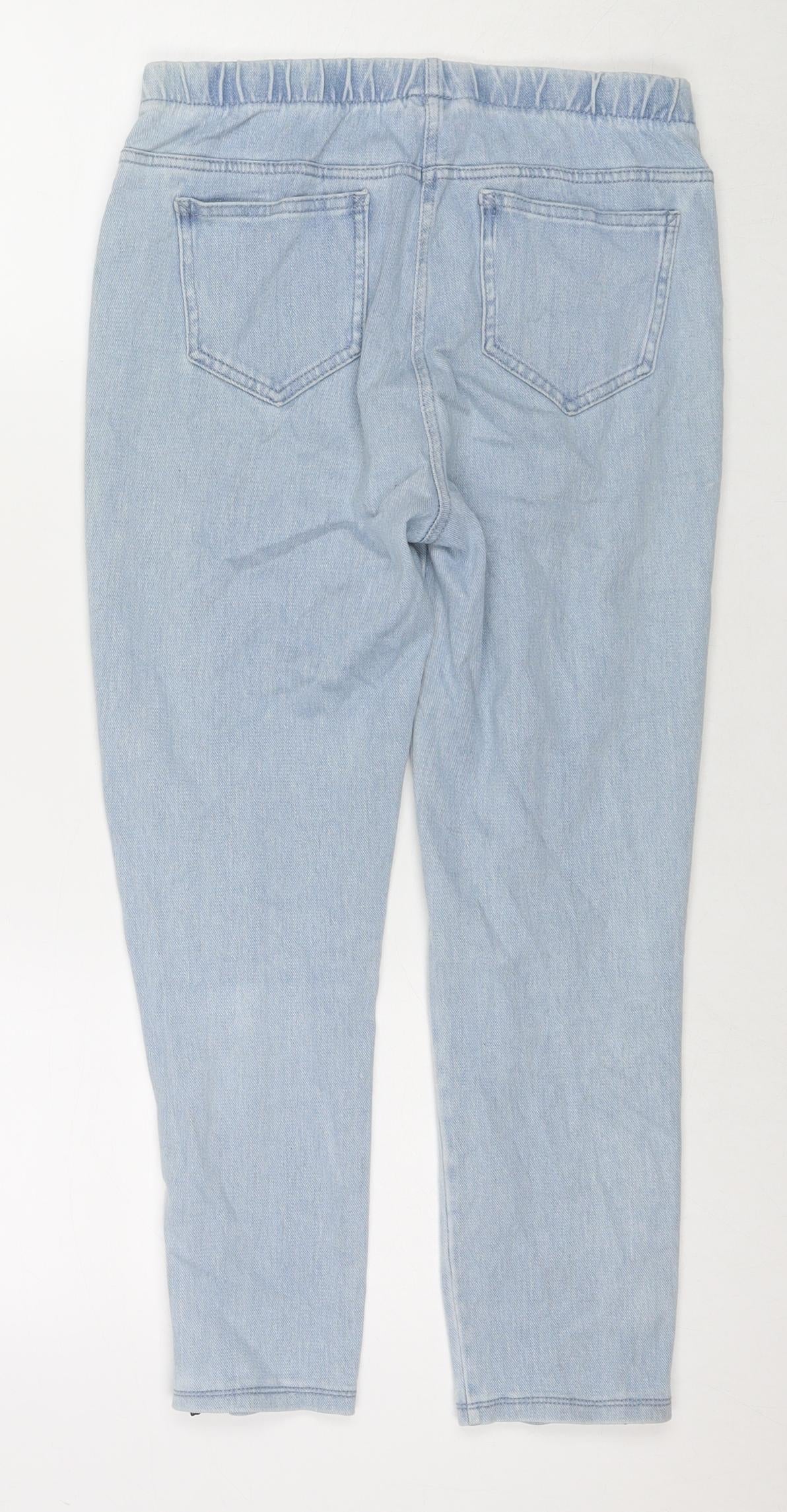 NEXT Womens Blue Cotton Jegging Jeans Size 10 L22 in Regular