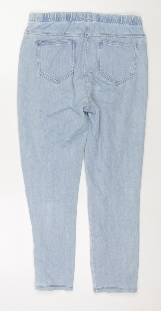 NEXT Womens Blue Cotton Jegging Jeans Size 10 L22 in Regular