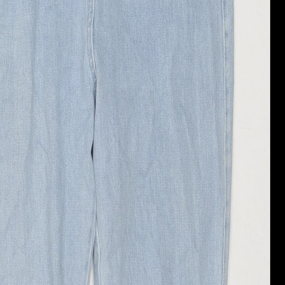 NEXT Womens Blue Cotton Jegging Jeans Size 10 L22 in Regular