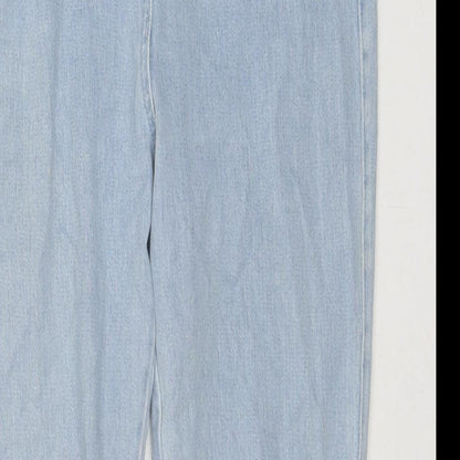 NEXT Womens Blue Cotton Jegging Jeans Size 10 L22 in Regular