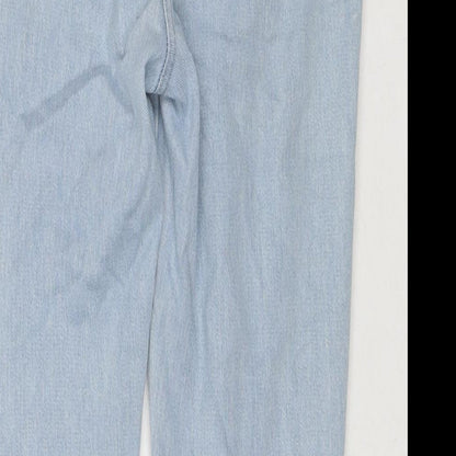 NEXT Womens Blue Cotton Jegging Jeans Size 10 L22 in Regular