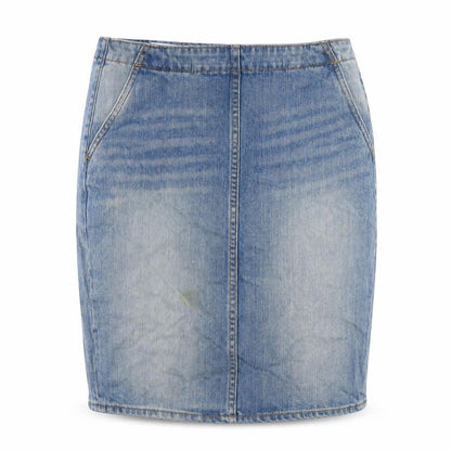 Womens UK Size 28 in Gap A-Line Denim Skirt