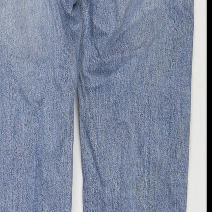 COS Mens Blue Cotton Straight Jeans Size 34 in L28 in Regular Zip