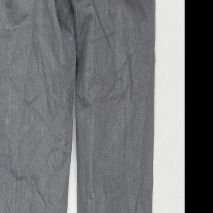 Topshop Womens Grey Polyester Blend Skinny Jeans Size 26 L27 in Slim Zip