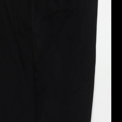 Brook Taverner Womens Black Cotton Straight Jeans Size 8 L27 in Regular Zip