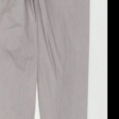 Denim & Co. Womens Grey Cotton Jegging Jeans Size 8 L29 in Regular