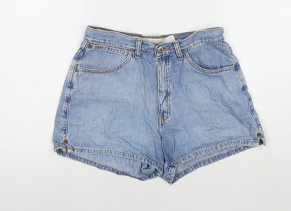 Gap Womens Blue Cotton Hot Pants Shorts Size 28 in L3 in Regular Zip