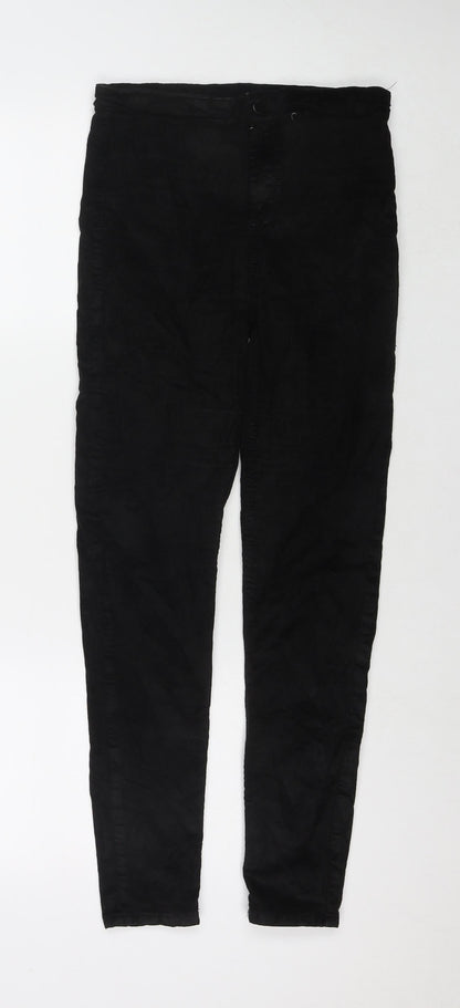 Womens UK Size 28 in Topshop Regular Fit  Black Trousers