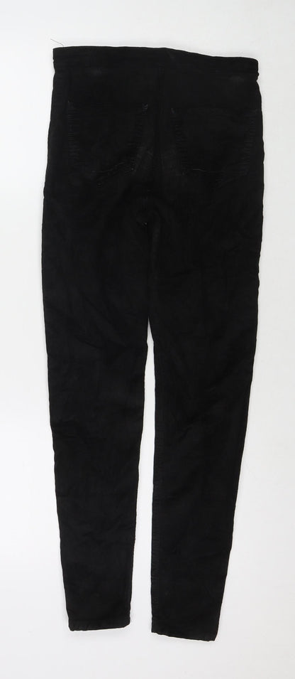 Womens UK Size 28 in Topshop Regular Fit  Black Trousers