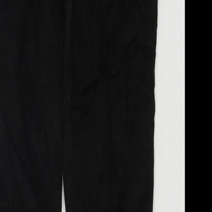 Womens UK Size 28 in Topshop Regular Fit  Black Trousers