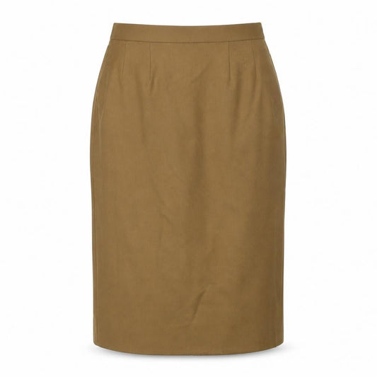 Dalkeith Womens Brown Polyester Straight & Pencil Skirt Size 12 Zip