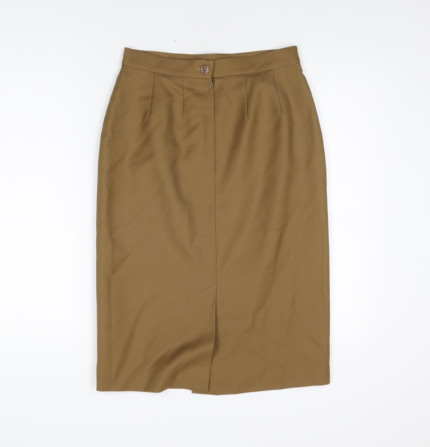 Dalkeith Womens Brown Polyester Straight & Pencil Skirt Size 12 Zip