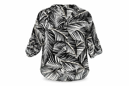 Womens UK Size 12 Wallis Black Basic Button-Up