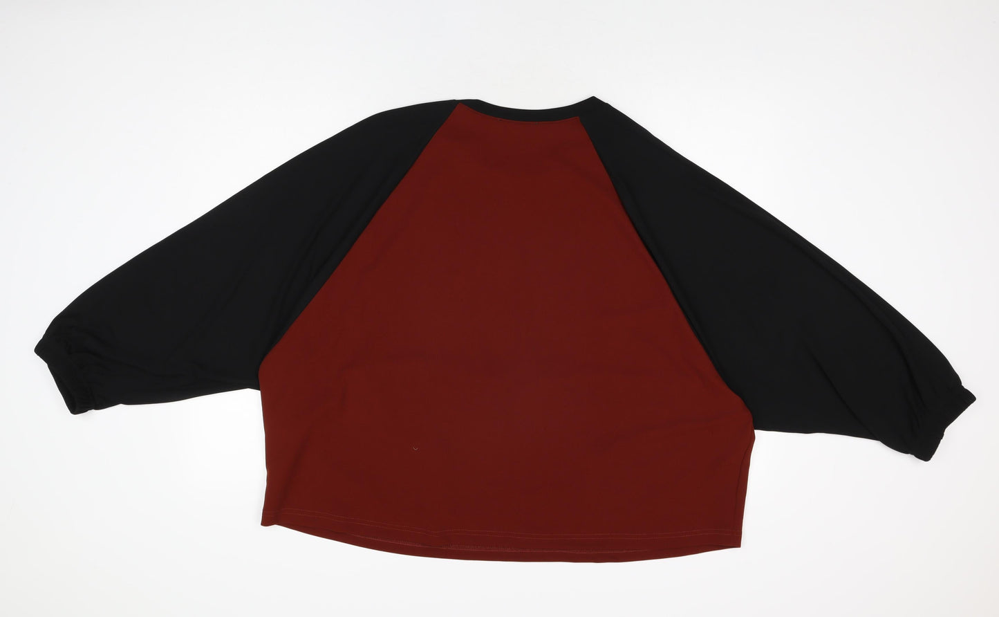 Womens UK Size L Zara Black Basic T-Shirt