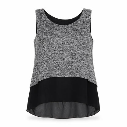 Womens UK Size M QED London Grey Basic T-Shirt
