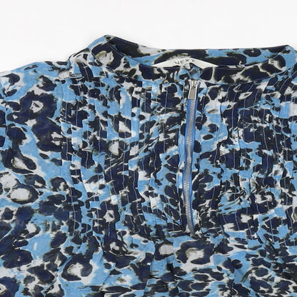 Womens UK Size 6 NEXT Blue Basic Blouse