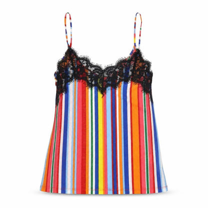 Womens UK Size S Zara Multicoloured Camisole T-Shirt
