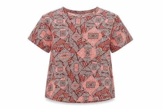 Womens UK Size L Mango Red Basic T-Shirt