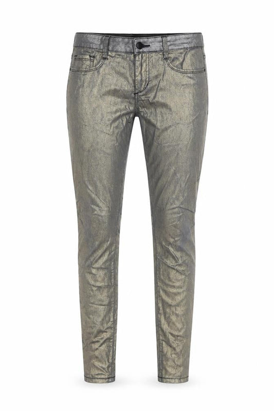 Forever 21 Womens Grey Cotton Skinny Jeans Size 26 in L28 in Regular Zip