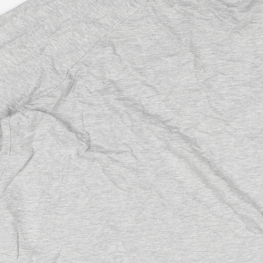 Womens UK Size M Jaqueline de Yong Grey Basic T-Shirt