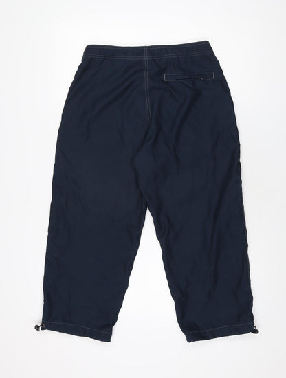 Womens UK Size S Gap Regular Fit Cropped Blue Trousers