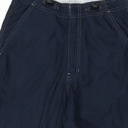 Womens UK Size S Gap Regular Fit Cropped Blue Trousers