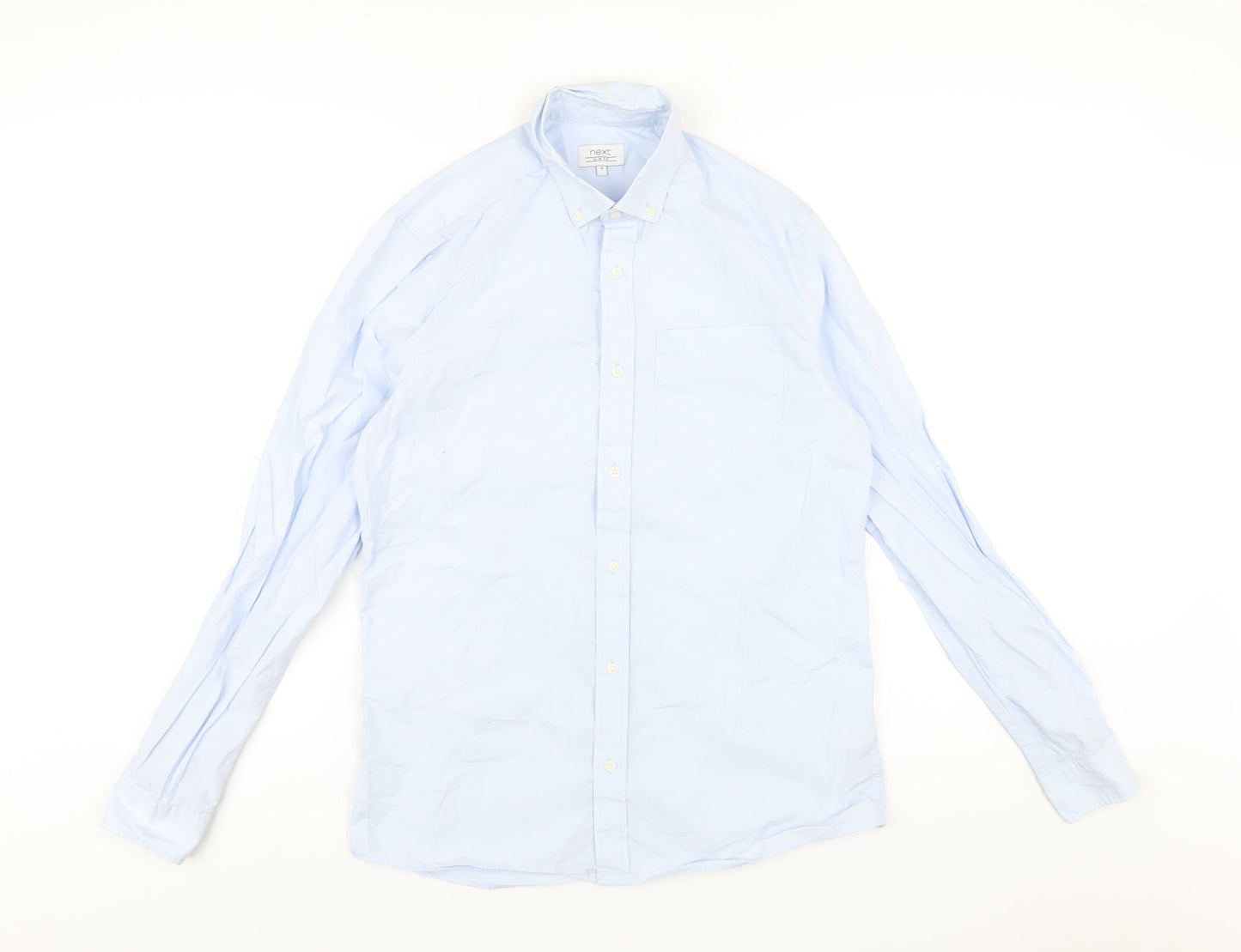 Mens UK Collar Size S NEXT Smart Blue  Dress Shirt