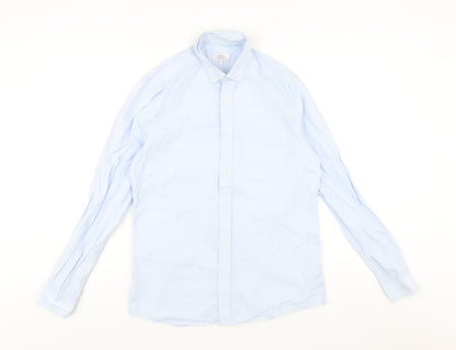 Mens UK Collar Size S NEXT Smart Blue  Dress Shirt
