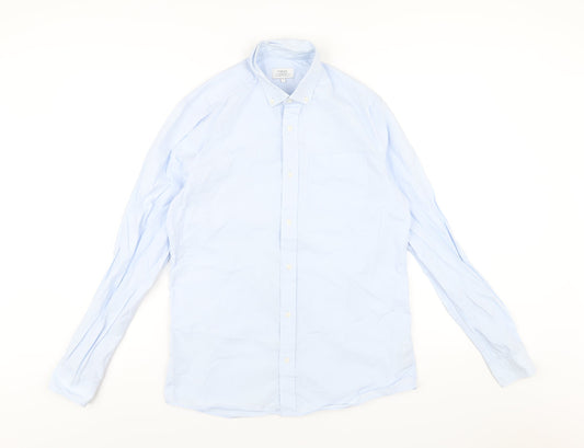 Mens UK Collar Size S NEXT Smart Blue  Dress Shirt