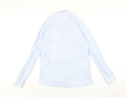 Mens UK Collar Size S NEXT Smart Blue  Dress Shirt